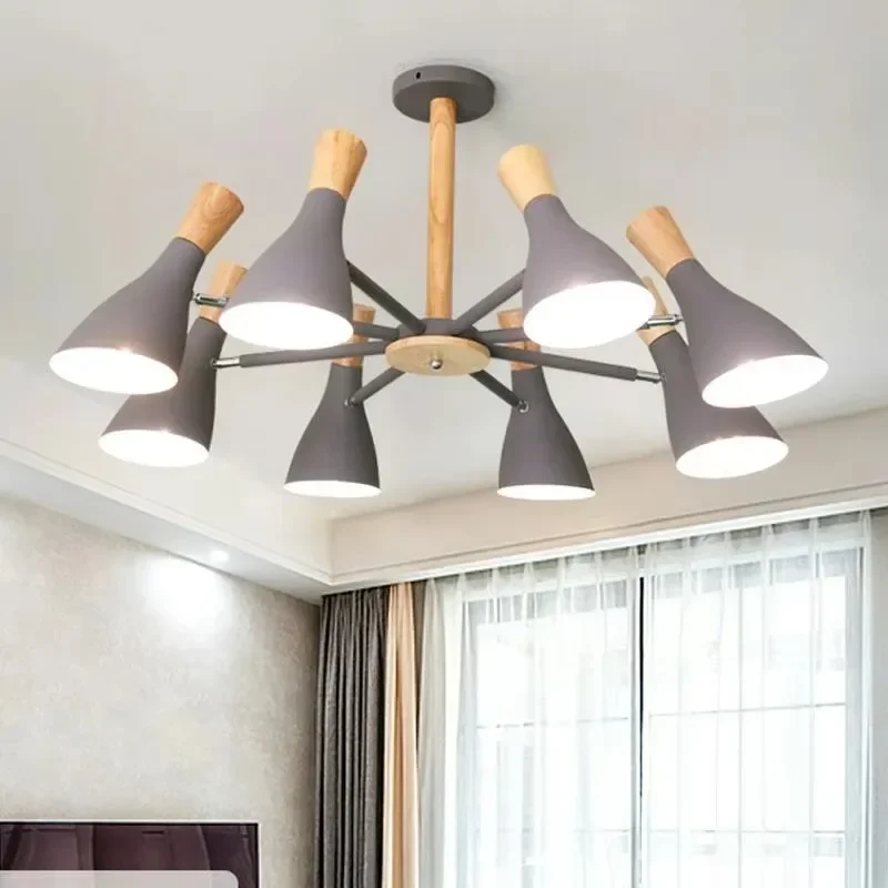 Post Modern Nordic Living Room Study Solid Wood Bedroom Creative Personality Chandelier
Post Modern Nordic Living Room Study Solid Wood Bedroom Creative Personality Chandelier