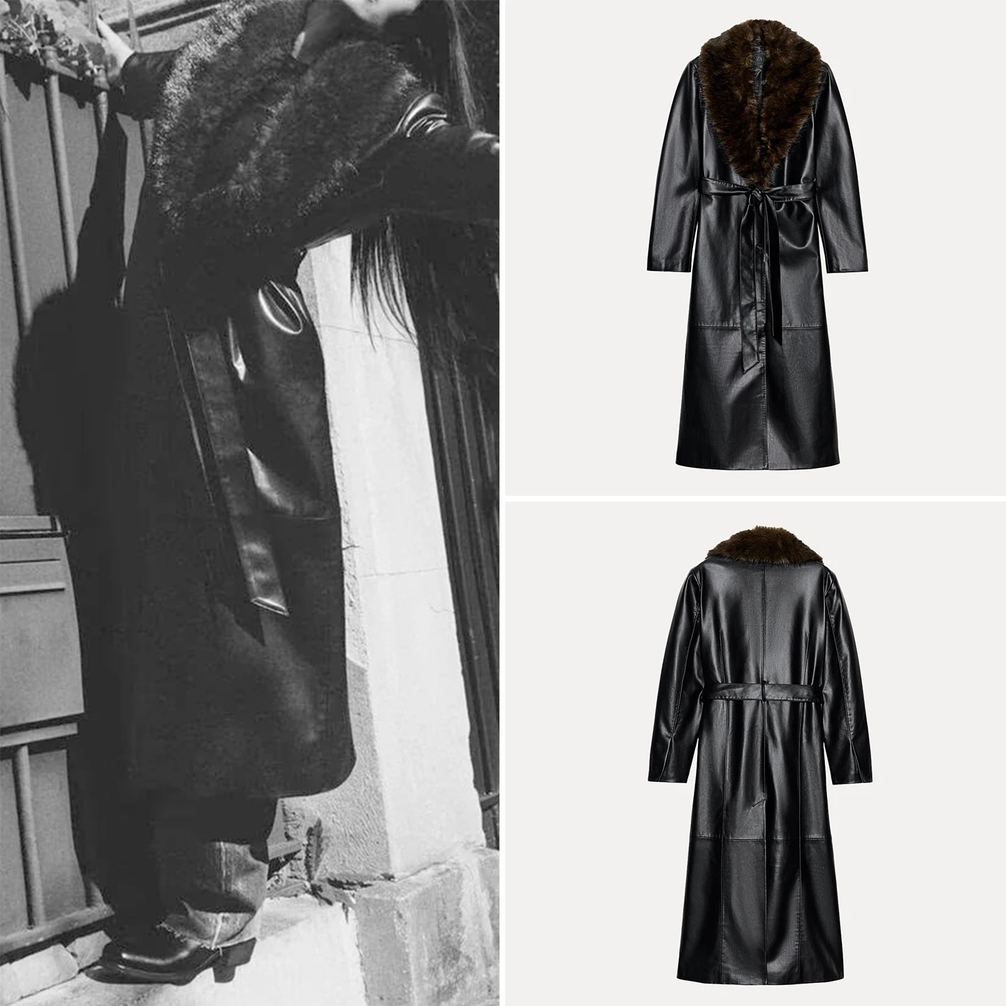 Z Women's Faionable Artificial Leather Coat Detachable Collar Long Sve Mid-Length Single Button Pure Color Commute
Z Women's Faionable Artificial Leather Coat Detachable Collar Long Sve Mid-Length Single Button Pure Color Commute