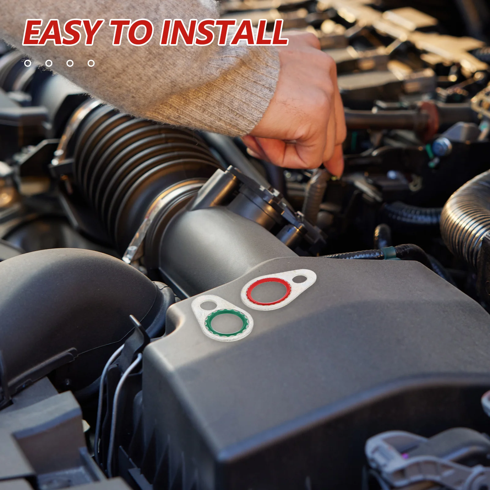 Набор изоляционных подушечек для винтовой шайбы компрессора, 50 шт., термостойкое металлическое уплотнение шайбы для ремонта замены компрессора 
Набор изоляционных подушечек для винтовой шайбы компрессора, 50 шт., термостойкое металлическое уплотнение шайбы для ремонта замены компрессора