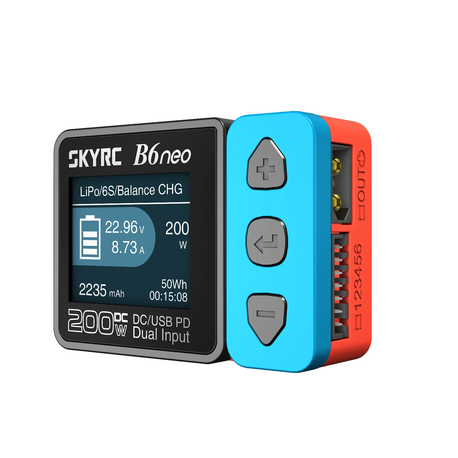 Умное зарядное устройство SkyRC B6 Neo DC 200W PD 80W для LiPo аккумуляторов, балансировочное зарядное устройство SK-100198, компактное умное зарядное-разрядное устройство 6S
Умное зарядное устройство SkyRC B6 Neo DC 200W PD 80W для LiPo аккумуляторов, балансировочное зарядное устройство SK-100198, компактное умное зарядное-разрядное устройство 6S