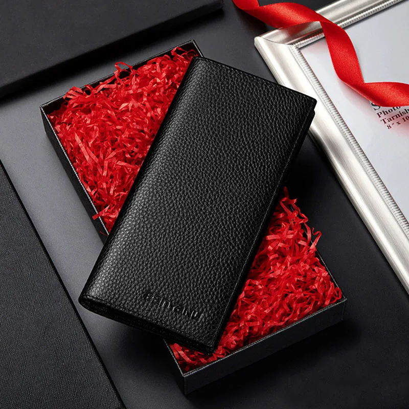 Wallet men's long new leather high-quality business casual brand ultra-thin soft cow belt zipper wallet coin clip
Wallet men's long new leather high-quality business casual brand ultra-thin soft cow belt zipper wallet coin clip
