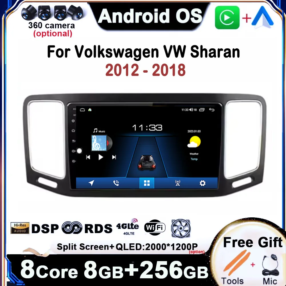 9 inch for VW Volkswagen Sharan 2012 2013 2014 2015 2016 2017 2018 Android 14 Car Multimedia Player GPS Navi DSP Stereo 4G WIFI
9 inch for VW Volkswagen Sharan 2012 2013 2014 2015 2016 2017 2018 Android 14 Car Multimedia Player GPS Navi DSP Stereo 4G WIFI