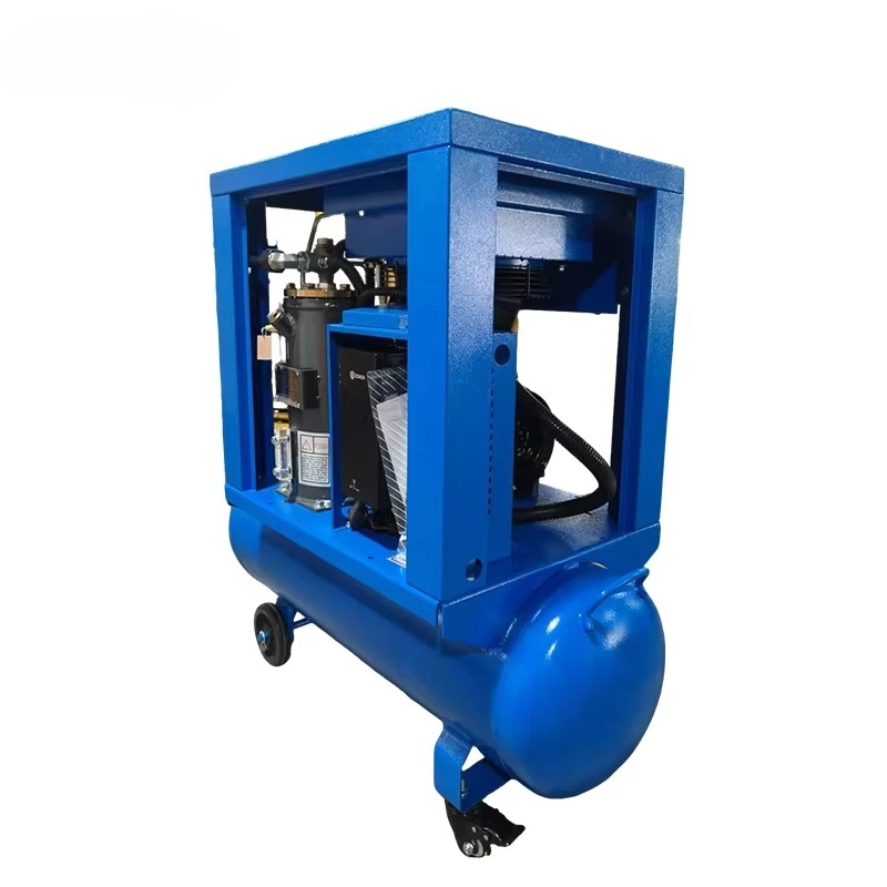Silent 4kw 5.5hp Single Phase 220V Screw Air Compressor, Portable Mini Rotary Screw Compressor for Spray Painting & DIY Workshop
Silent 4kw 5.5hp Single Phase 220V Screw Air Compressor, Portable Mini Rotary Screw Compressor for Spray Painting & DIY Workshop