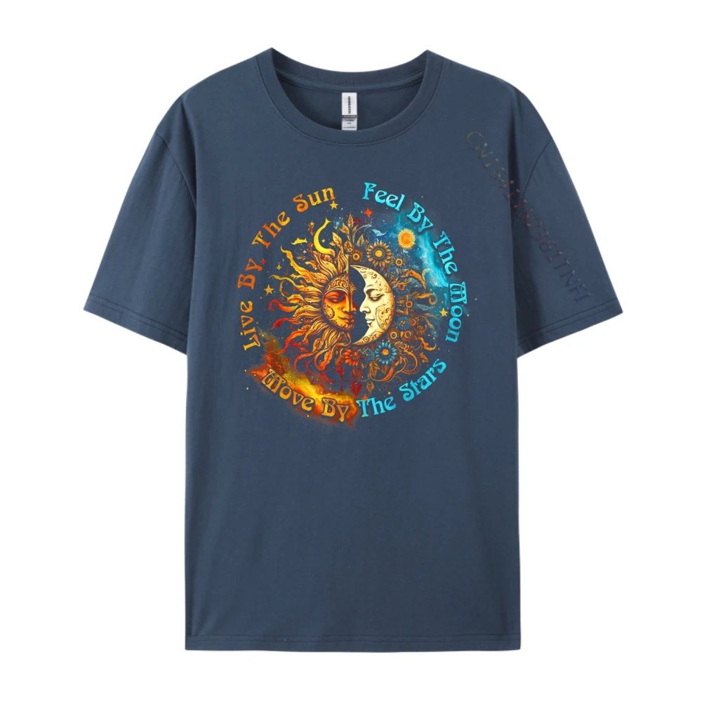 Live By The Sun Move By The Stars Feel By The Moon Graphic Tee Cotton Short Sleeve T-Shirt Mens Shirts High Quality T-Shirt
Live By The Sun Move By The Stars Feel By The Moon Graphic Tee Cotton Short Sleeve T-Shirt Mens Shirts High Quality T-Shirt