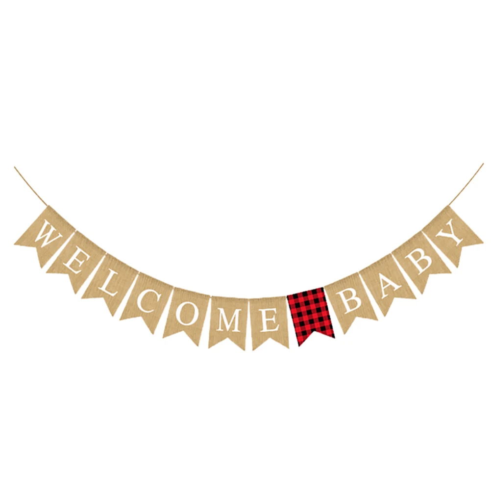 Swallowtail Flag Baby Shower Banner Welcome Happy Birthday Decorations Linen Material Lightweight Photo Prop
Swallowtail Flag Baby Shower Banner Welcome Happy Birthday Decorations Linen Material Lightweight Photo Prop