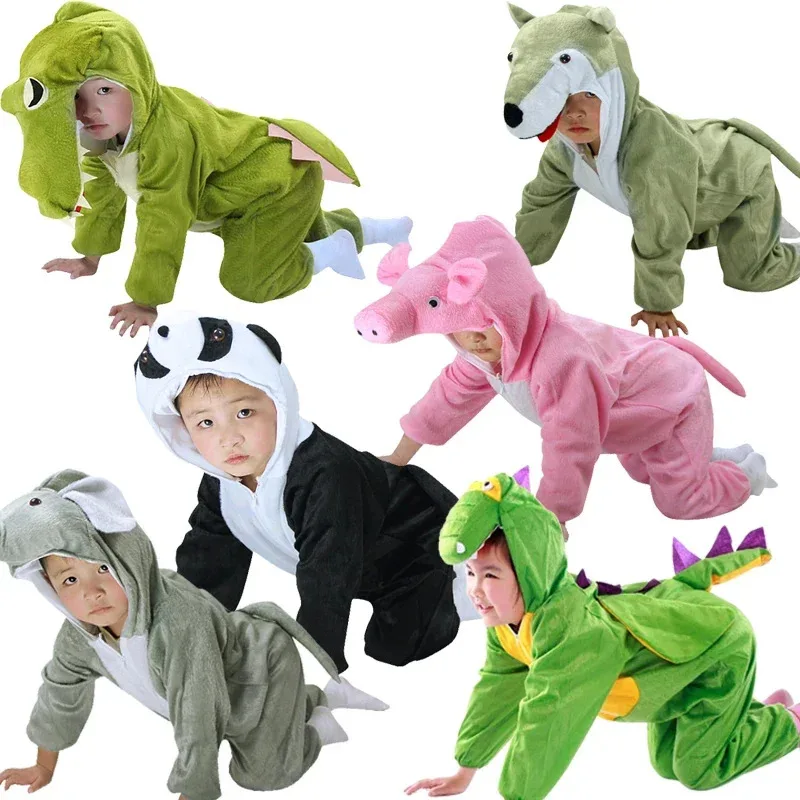 Cute Children Clothes Animal Hooded Monkey Frog Dinosaur Elephant Decoration Props Party Supplies Cosplay
Cute Children Clothes Animal Hooded Monkey Frog Dinosaur Elephant Decoration Props Party Supplies Cosplay