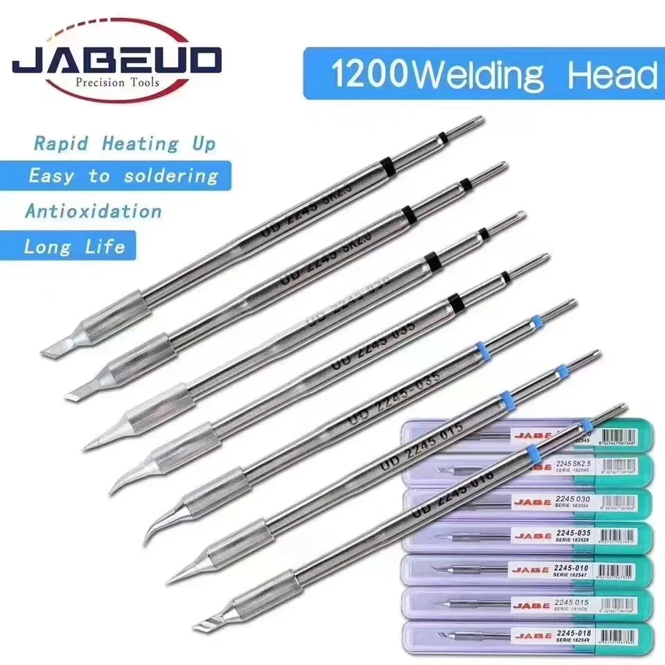 JABE-Soldering Station Tip, Sharp Curve Blade, Jump Wire, Home Button Repair, Face ID, Flex Replacement, UD 1200 Tips, UD-1200
JABE-Soldering Station Tip, Sharp Curve Blade, Jump Wire, Home Button Repair, Face ID, Flex Replacement, UD 1200 Tips, UD-1200