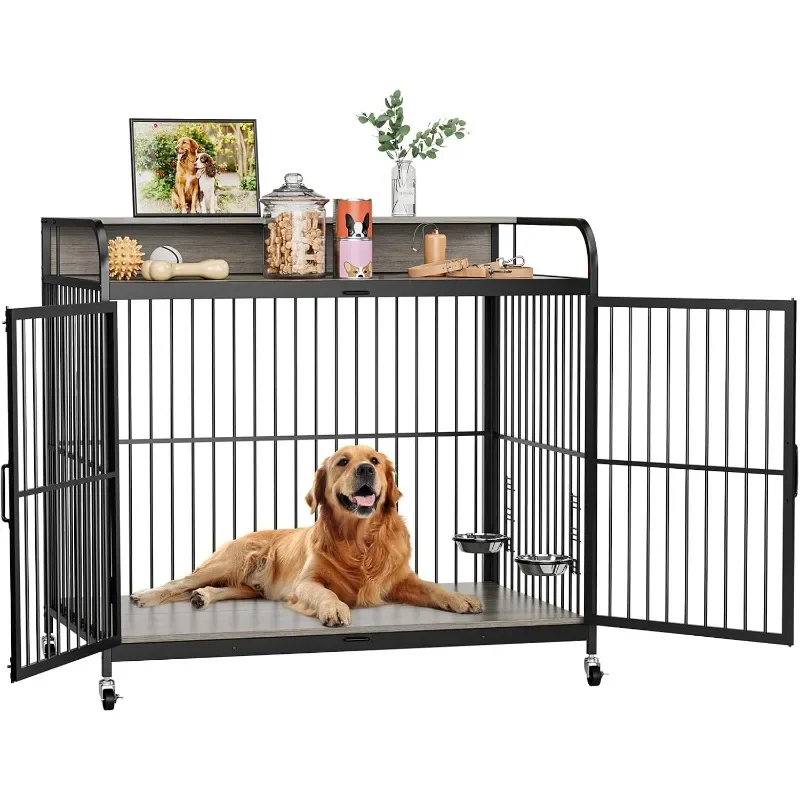 Fast Shipping.48" Dog Kennel Furniture for Large Dogs 48" L X 29.9" W X 44.3" H,Large Dog Crate,Wooden Heavy Duty,Grey.NEW
Fast Shipping.48" Dog Kennel Furniture for Large Dogs 48" L X 29.9" W X 44.3" H,Large Dog Crate,Wooden Heavy Duty,Grey.NEW
