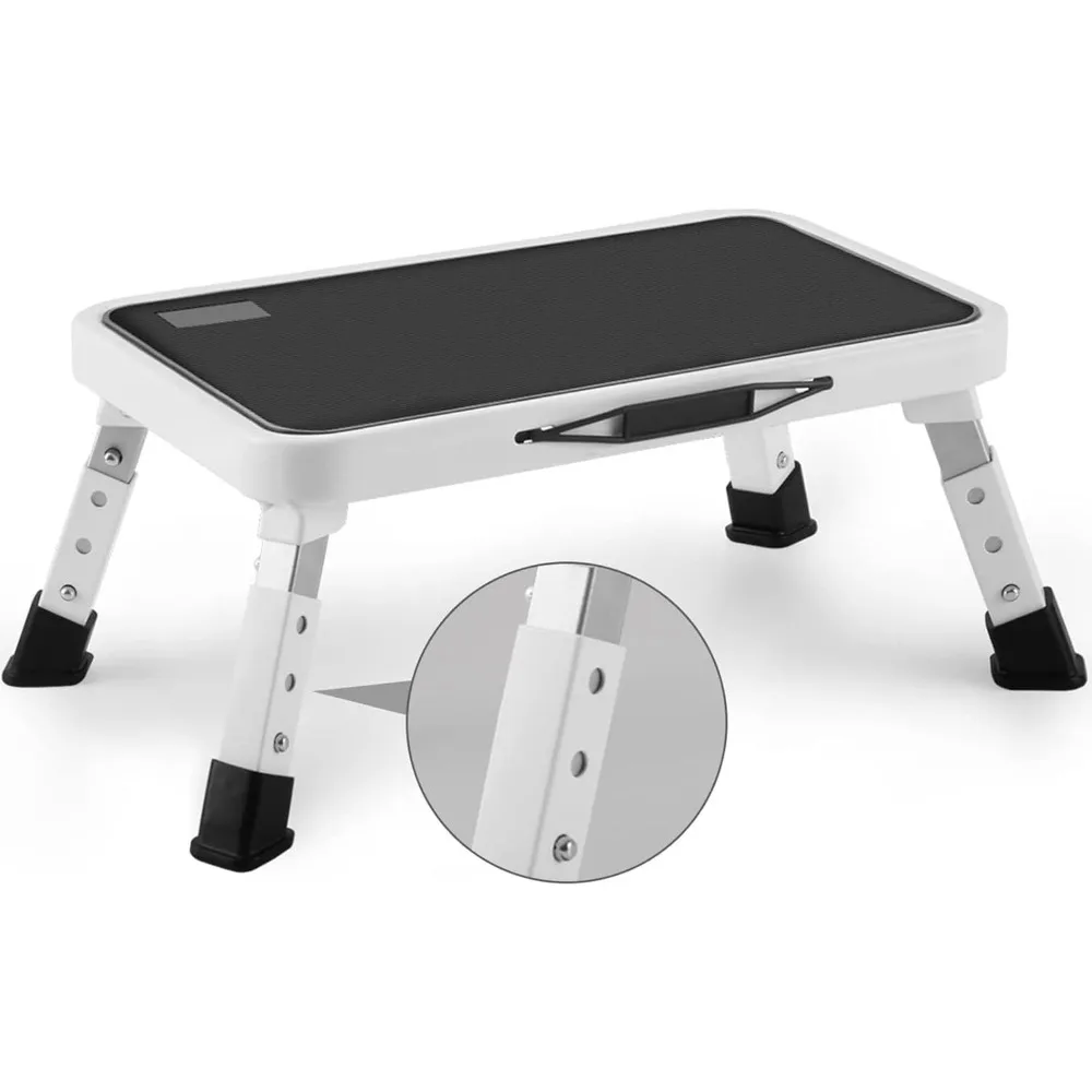 Foldable Adjustable Step Stool with Non-Slip Platform for Adults and Kids 330 Lb Capacity
Foldable Adjustable Step Stool with Non-Slip Platform for Adults and Kids 330 Lb Capacity