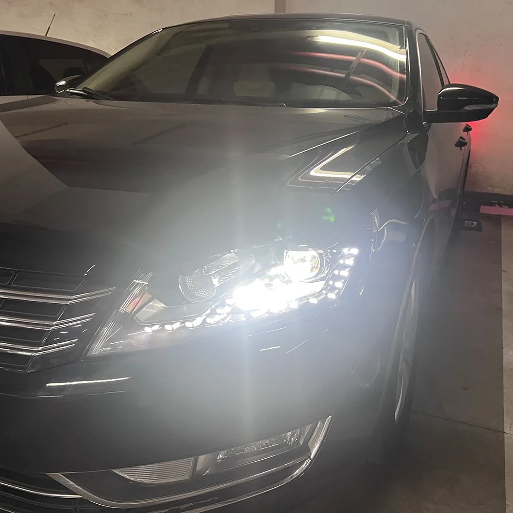 Upgraded High Configure Bifocal Lens Front Lamp Assembly Car Headlight for Passat B7 US Version 2011-2015 LED Auto Accessories
Upgraded High Configure Bifocal Lens Front Lamp Assembly Car Headlight for Passat B7 US Version 2011-2015 LED Auto Accessories