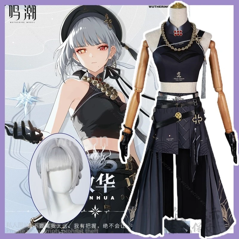 Wuthering Waves Sanhua Cosplay Costume Sexy Black Lolita Dress Custom Wigs Full Outfit Set for Halloween Christmas Cosplay Girls
Wuthering Waves Sanhua Cosplay Costume Sexy Black Lolita Dress Custom Wigs Full Outfit Set for Halloween Christmas Cosplay Girls