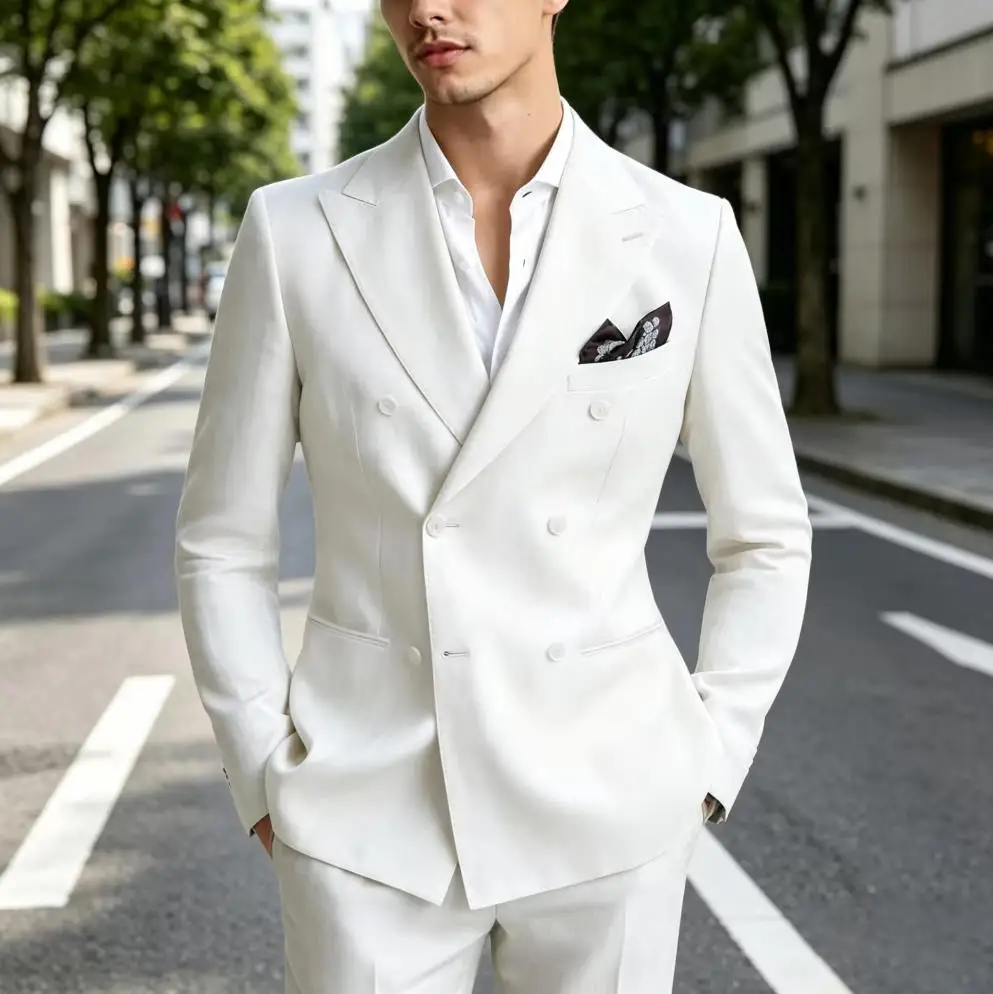 Sage Green Suits For Men Prom 2 Pieces Outfit Blazer Pants Set For Party Linen Summer Men Suits Slim Fit Casual Formal
Sage Green Suits For Men Prom 2 Pieces Outfit Blazer Pants Set For Party Linen Summer Men Suits Slim Fit Casual Formal