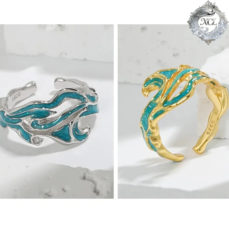 Новое широкое кольцо XCL из стерлингового серебра S925 с эмалью для женщин и мужчин, в стиле панк, разноцветное, регулируемое, винтажное, металлическое, на указательный палец
Новое широкое кольцо XCL из стерлингового серебра S925 с эмалью для женщин и мужчин, в стиле панк, разноцветное, регулируемое, винтажное, металлическое, на указательный палец