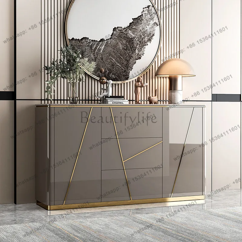 X4 2026 light luxury entrance simple modern home dining sideboard living room decoration storage
X4 2026 light luxury entrance simple modern home dining sideboard living room decoration storage