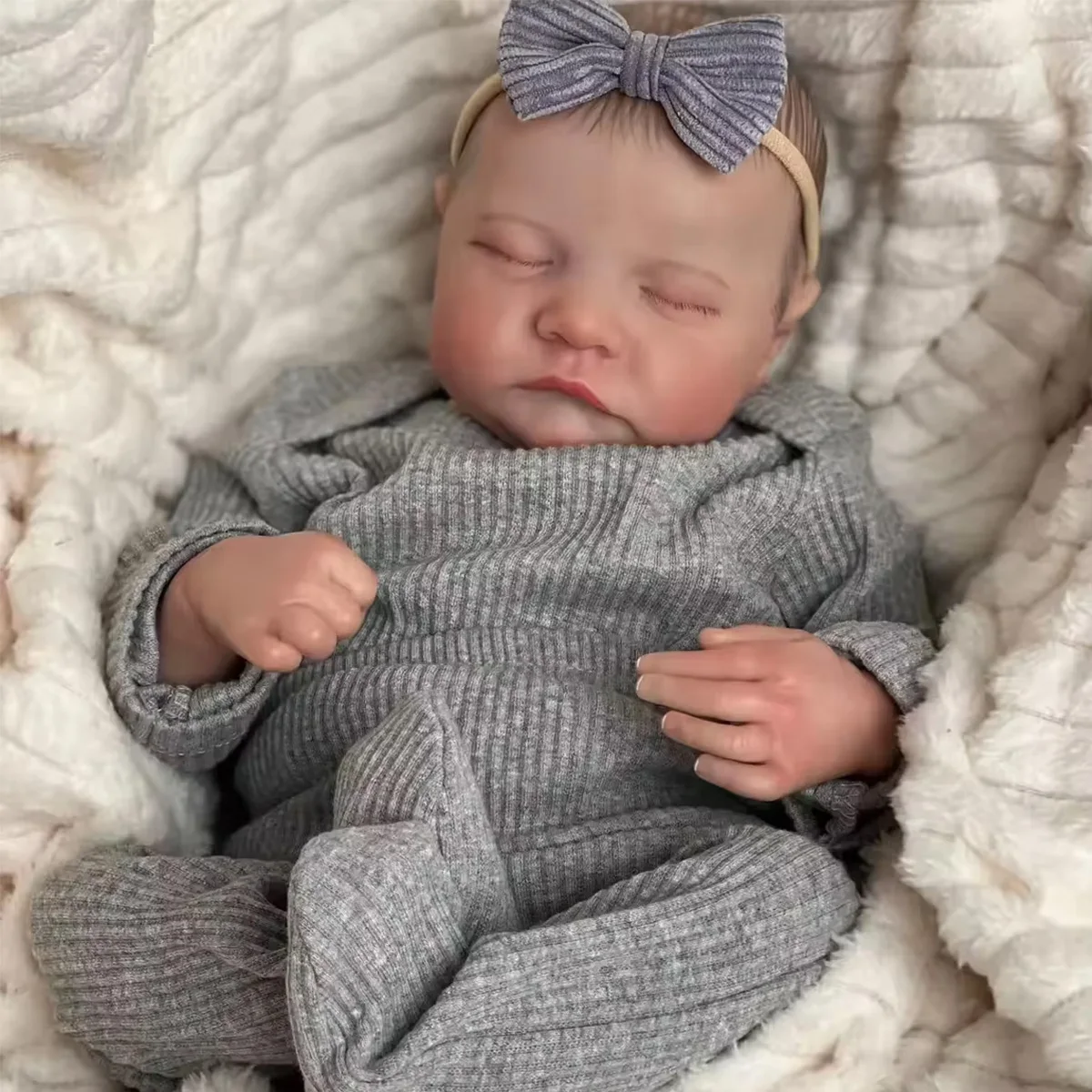 JOYORA Realistic Finished Rebirth Doll Newborn Baby Size Doll 3D Skin Visible Vein Art Collection Doll Holiday Birthday Gift
JOYORA Realistic Finished Rebirth Doll Newborn Baby Size Doll 3D Skin Visible Vein Art Collection Doll Holiday Birthday Gift