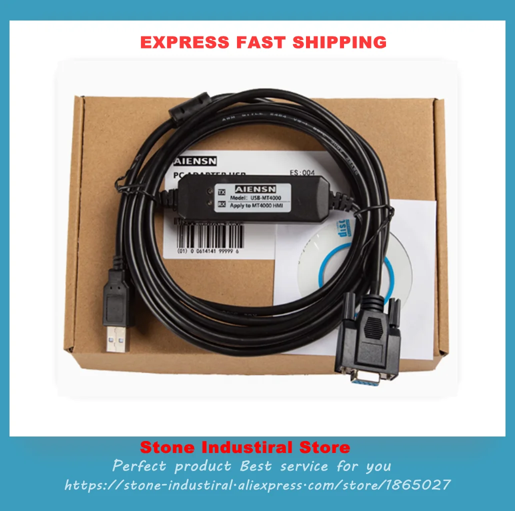 USB-MT4000 USB-MT5000 MT4300C MT4414 Eview HMI Touch Panel Screen ProgrammingCable USB TO RS23 New
USB-MT4000 USB-MT5000 MT4300C MT4414 Eview HMI Touch Panel Screen ProgrammingCable USB TO RS23 New