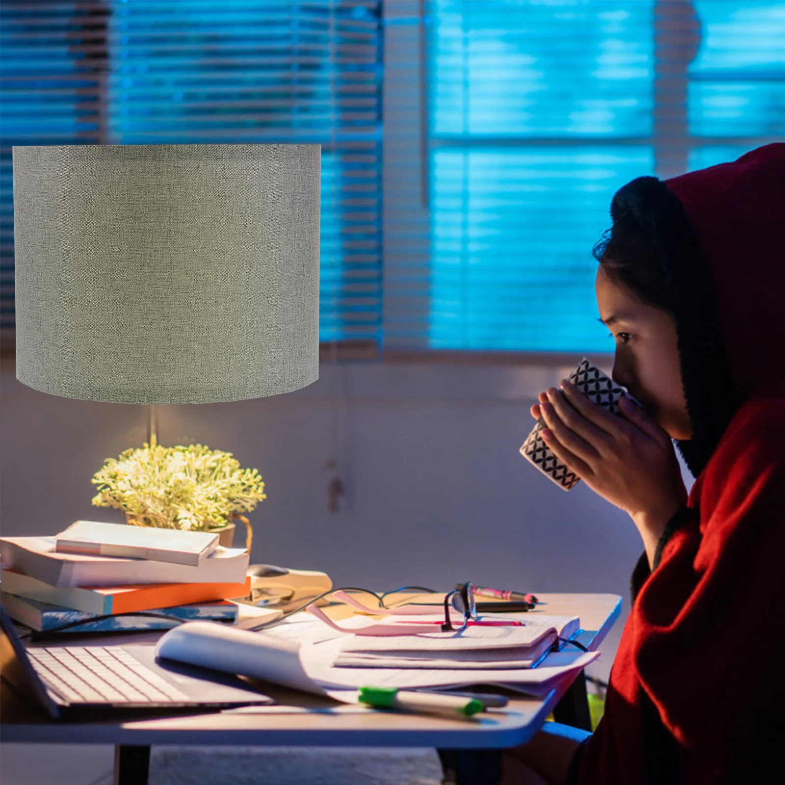 2Pcs Linen Lamp Shades Fabric Replacement Cover for Table Desk Bedside Lamp Home Living Room Kitchen Bathroom Decorative Light
2Pcs Linen Lamp Shades Fabric Replacement Cover for Table Desk Bedside Lamp Home Living Room Kitchen Bathroom Decorative Light