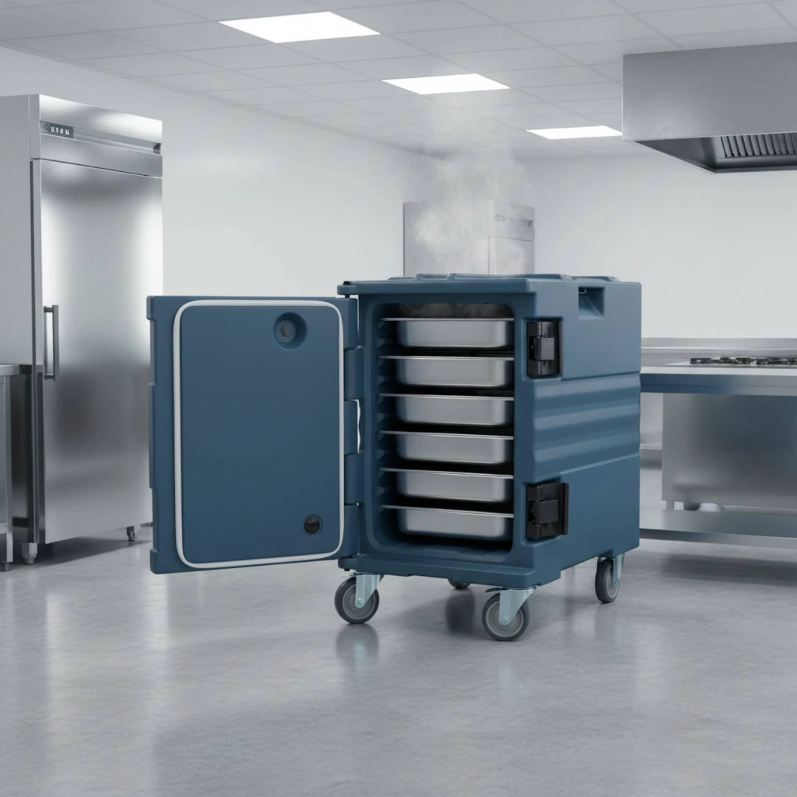 Warming Cabinet on Wheels Side Latches Food Warmer Cabinet Hot Box Carrier Long Heat Retention for Catering
Warming Cabinet on Wheels Side Latches Food Warmer Cabinet Hot Box Carrier Long Heat Retention for Catering