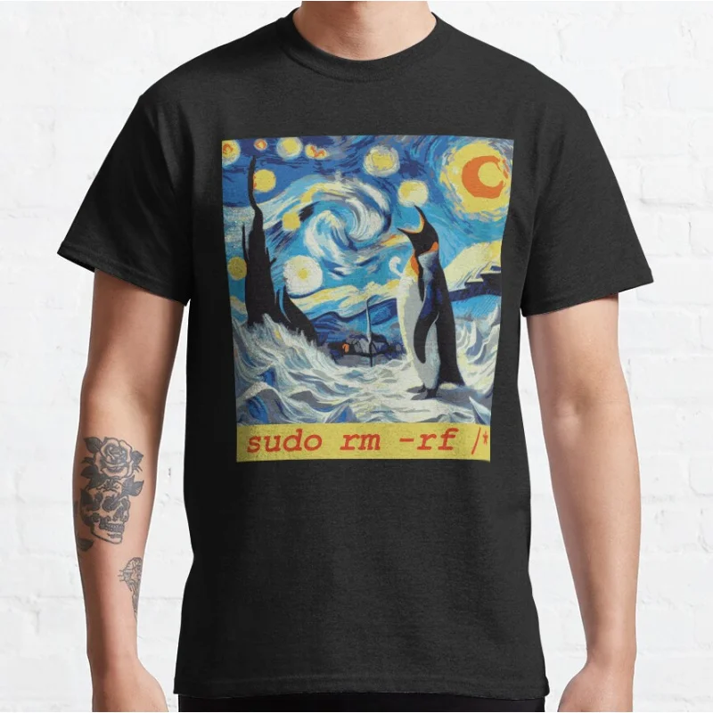 Funny linux penguin sudo command humor system admin Graphic T Shirts for developer large size Adult tops S-6XL
Funny linux penguin sudo command humor system admin Graphic T Shirts for developer large size Adult tops S-6XL