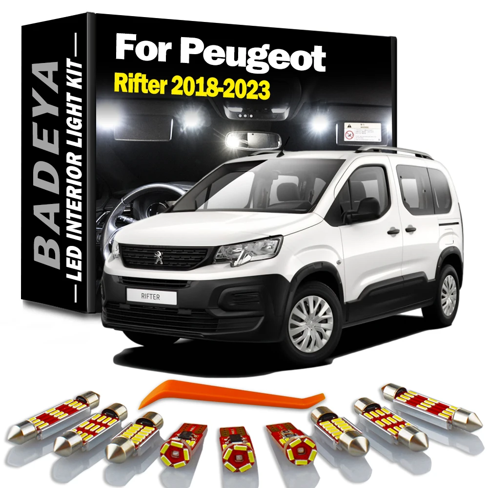 BADEYA 12Pcs Canbus LED Interior Reading Trunk Light Kit For Peugeot Rifter 2018 2019 2020 2021 2022 2023 Car License Plate Bulb
BADEYA 12Pcs Canbus LED Interior Reading Trunk Light Kit For Peugeot Rifter 2018 2019 2020 2021 2022 2023 Car License Plate Bulb