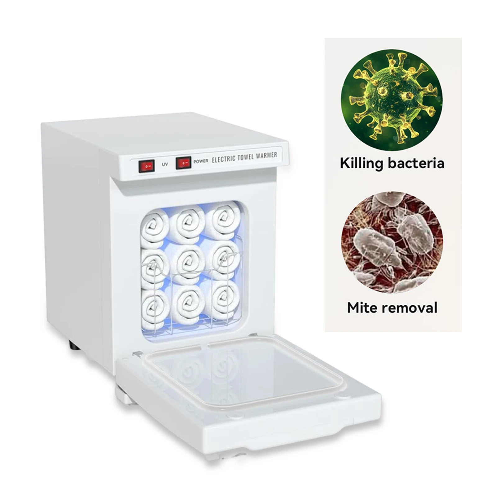 5L Mini Heated Towel Cabinet Electric Tower Warmer Hot Towel Cabinet for Beauty Salon Massage Facial Spa Catering Equipment (US)
5L Mini Heated Towel Cabinet Electric Tower Warmer Hot Towel Cabinet for Beauty Salon Massage Facial Spa Catering Equipment (US)