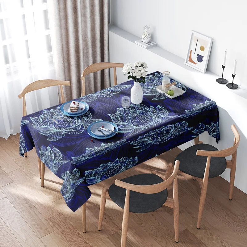 Exquisite Oriental Charm: Deep Blue Floral Tablecloth for an Elegant Dining Experience
Exquisite Oriental Charm: Deep Blue Floral Tablecloth for an Elegant Dining Experience