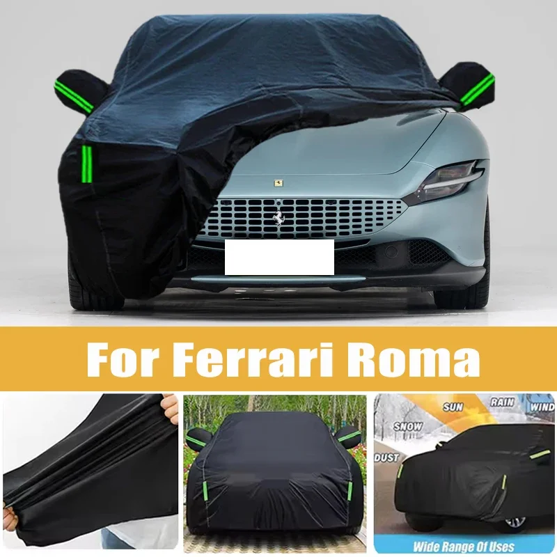 For Ferrari Roma Full Car Cover Four Seasons Outdoor Sun Anti UV Rain Snow Dust Protection Oxford Cloth Accessories
For Ferrari Roma Full Car Cover Four Seasons Outdoor Sun Anti UV Rain Snow Dust Protection Oxford Cloth Accessories