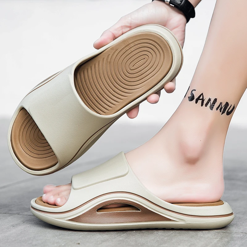 Men's Summer Waterproof and Non-Slip Slippers for Home Use, Thick-Soled Beach Sandals for Outdoor Wear
Men's Summer Waterproof and Non-Slip Slippers for Home Use, Thick-Soled Beach Sandals for Outdoor Wear