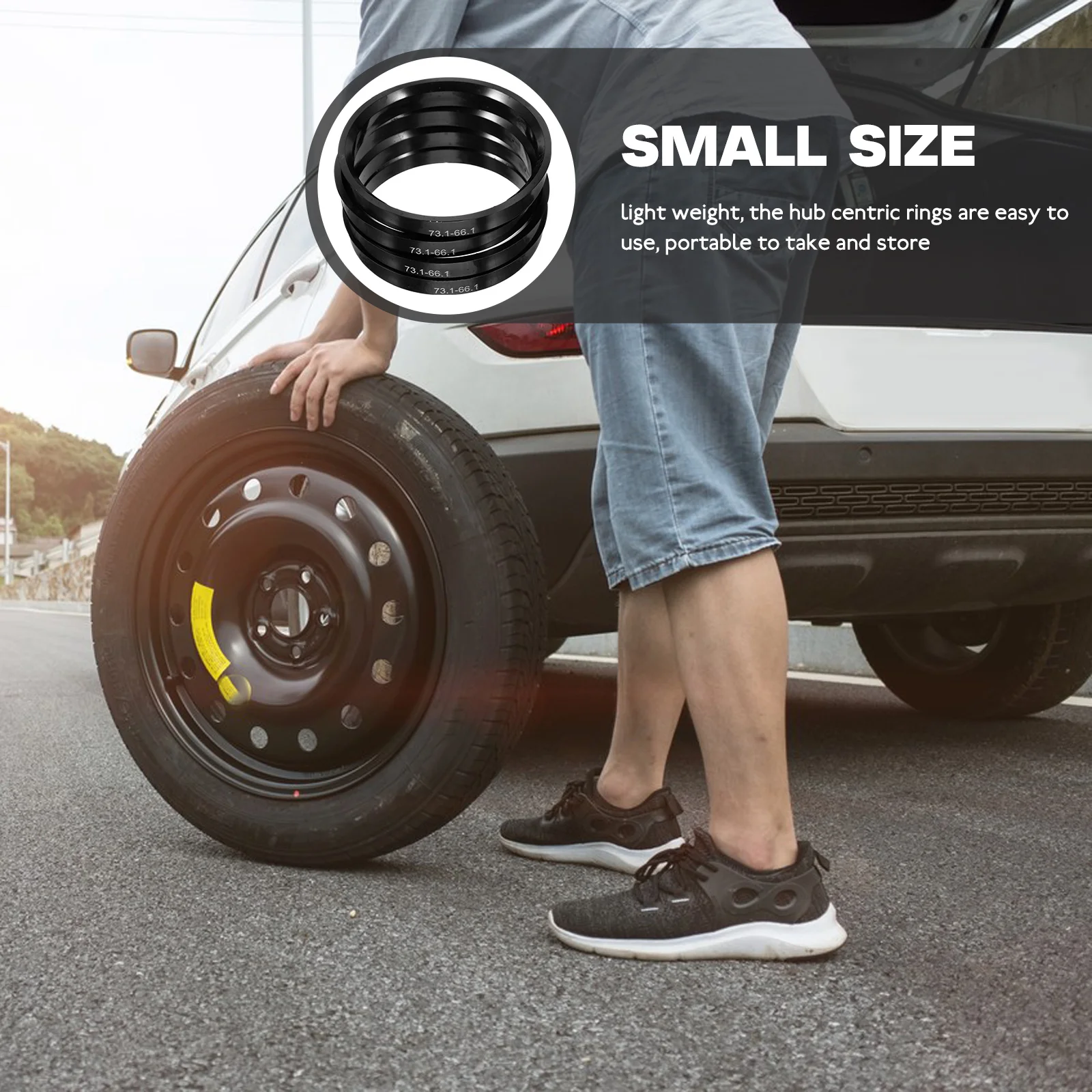 4pcs Center Ring Centric Wheel Adapter Ring Hub Car Exterior Decorations Durable Plastic Vibration Reduction for Rims
4pcs Center Ring Centric Wheel Adapter Ring Hub Car Exterior Decorations Durable Plastic Vibration Reduction for Rims