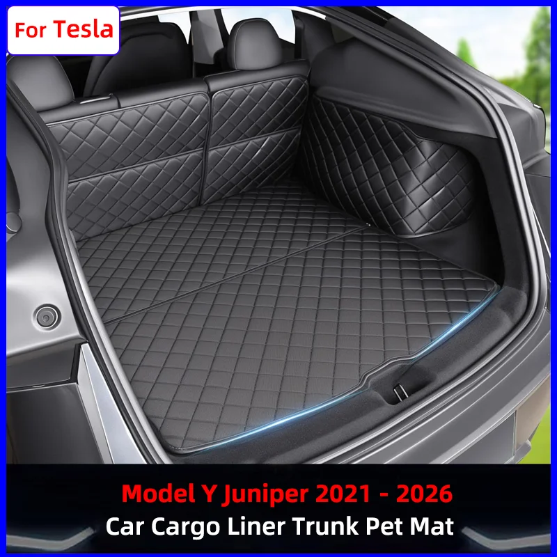 For Tesla Model Y Juniper Cargo Liner Trunk Pet Mat for Dogs Waterproof Rear Seat Cover for Tesla Model Y 2021-2026 Accessories
For Tesla Model Y Juniper Cargo Liner Trunk Pet Mat for Dogs Waterproof Rear Seat Cover for Tesla Model Y 2021-2026 Accessories