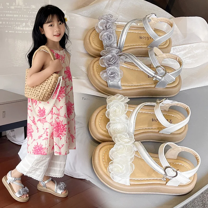 New Children's Sandals for Girls Shoes for Kids Sports Summer Soft Flat Heels Beach Princess Fashion Lace Flower Shoe Size 26-36
New Children's Sandals for Girls Shoes for Kids Sports Summer Soft Flat Heels Beach Princess Fashion Lace Flower Shoe Size 26-36