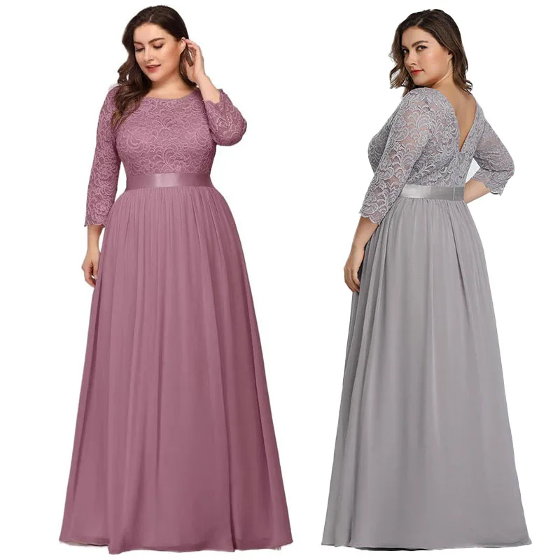 Plus Size A Line Chiffon Lace Sashes Bow 3/4 Sleeve Elegant Off Shoulder Bridesmaid Dresses Wedding Party Evening Formal Prom
Plus Size A Line Chiffon Lace Sashes Bow 3/4 Sleeve Elegant Off Shoulder Bridesmaid Dresses Wedding Party Evening Formal Prom
