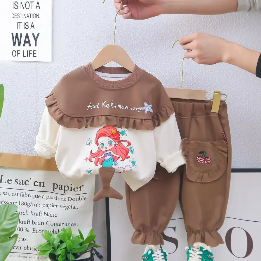 Spring Girls Cartoon Sets 6 To 12 Months Baby Infant Clothing Patchwork Print Casual Pullover Sweatshirt And Pants Tracksuits
Spring Girls Cartoon Sets 6 To 12 Months Baby Infant Clothing Patchwork Print Casual Pullover Sweatshirt And Pants Tracksuits