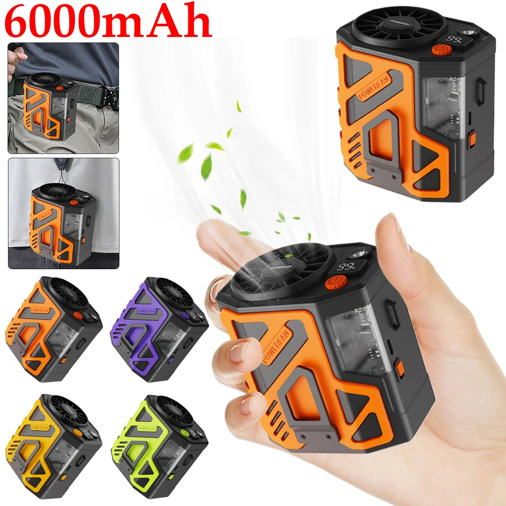 Portable Waist Fan Cooling Waist Fan 100 Gear USB Charging Waist Hanging Fan 6000mAh Digital Display for Outdoor Travel
Portable Waist Fan Cooling Waist Fan 100 Gear USB Charging Waist Hanging Fan 6000mAh Digital Display for Outdoor Travel
