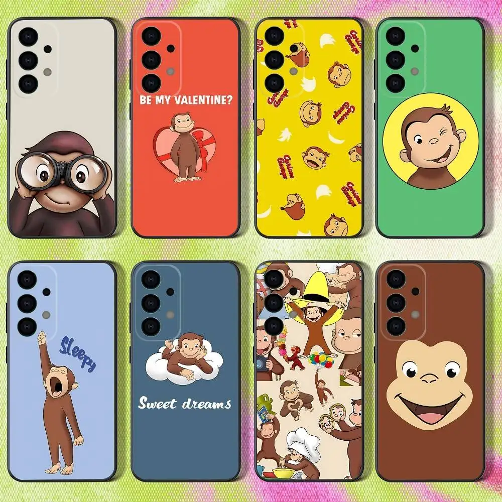 Curious G-George Monkey Phone Case For Samsung S25,S24,S21,S22,S23,S30,Ultra,S20,Plus,Fe,Lite,Note,10,9,5G Black Cover
Curious G-George Monkey Phone Case For Samsung S25,S24,S21,S22,S23,S30,Ultra,S20,Plus,Fe,Lite,Note,10,9,5G Black Cover