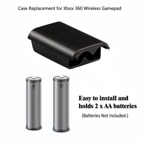 AA ฝาหลังแบตเตอรี่สำหรับ Xbox 360อุปกรณ์เสริมสำหรับจอยสติ๊กสำหรับ Xbox360 Gamepad