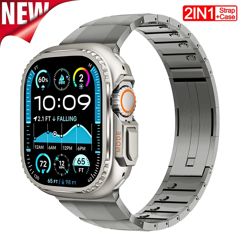 Металлический ремешок + чехол из сплава для Apple Watch Ultra 3 49 мм, 46 мм, 45 мм, 44 мм, чехол из нержавеющей стали для Iwatch Series 11 10 9 8 7 6 SE
Металлический ремешок + чехол из сплава для Apple Watch Ultra 3 49 мм, 46 мм, 45 мм, 44 мм, чехол из нержавеющей стали для Iwatch Series 11 10 9 8 7 6 SE