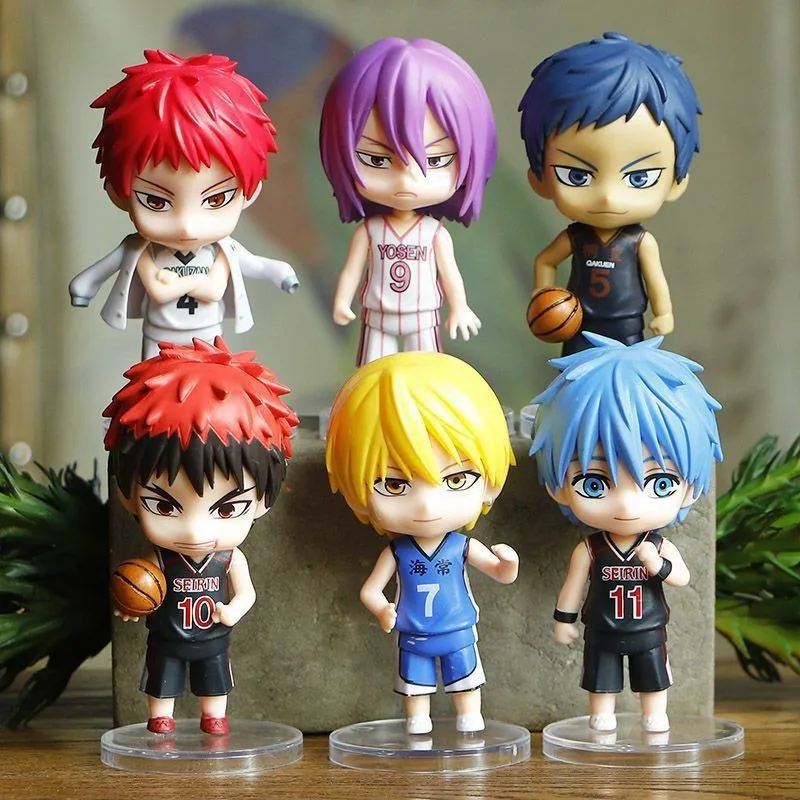 5-9 cm QVersion Kuroko's Basketball Figures Kuroko/Kagami/Midorima/Kise/Aomine/Murasakibara/Akashi PVC Model Ornaments
5-9 cm QVersion Kuroko's Basketball Figures Kuroko/Kagami/Midorima/Kise/Aomine/Murasakibara/Akashi PVC Model Ornaments