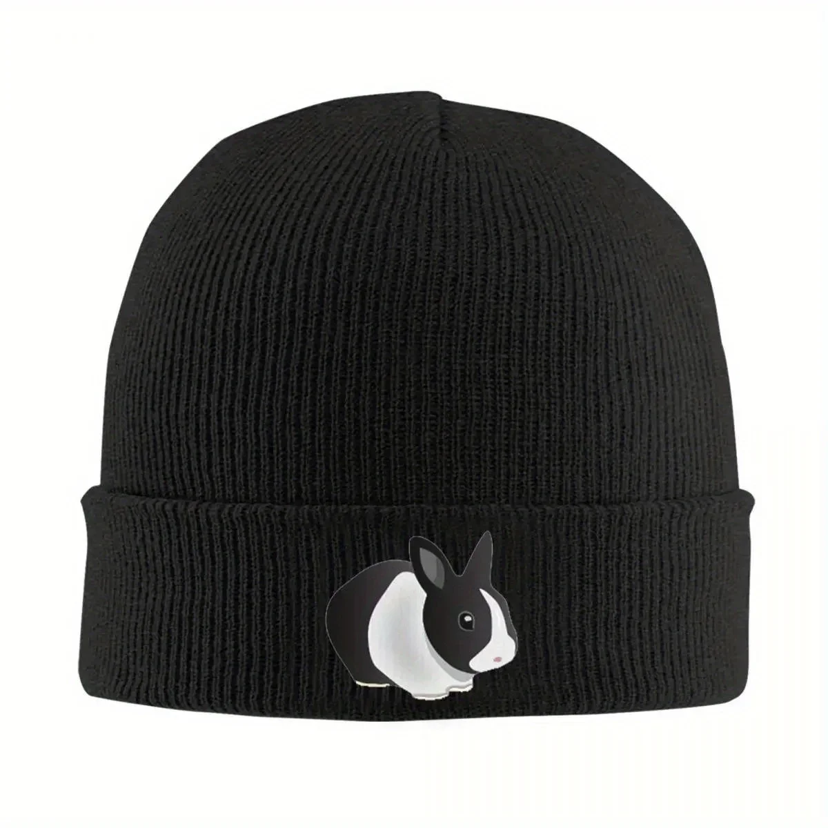 New Dutch Black And White Rabbit Warm Knitted Cap Fashion Bonnet Hat Autumn Winter Outdoor Beanies Hats For Unisex Adult
New Dutch Black And White Rabbit Warm Knitted Cap Fashion Bonnet Hat Autumn Winter Outdoor Beanies Hats For Unisex Adult