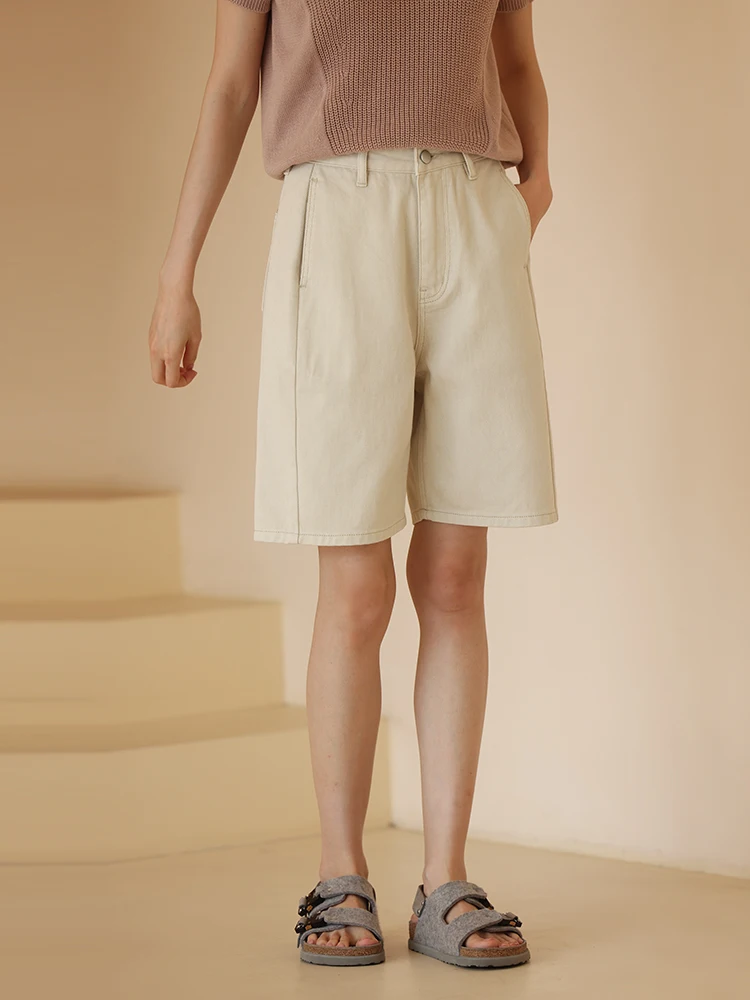 High Waist Straight Leg Jeans Shorts Women's Summer New Style Versatile Slimming Washed Cotton Casual Denim Shorts
High Waist Straight Leg Jeans Shorts Women's Summer New Style Versatile Slimming Washed Cotton Casual Denim Shorts
