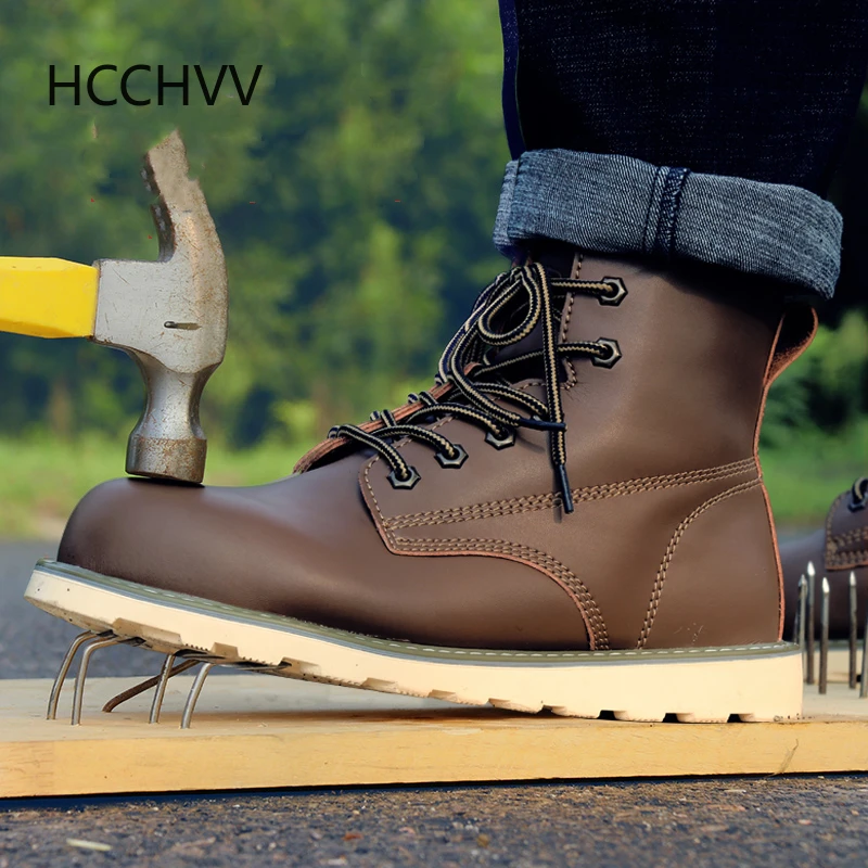Men's Puncture-Proof Boots Protective Steel Toe Cap Boots Anti-Smashing Construction Work mens Sneakers Winter Safety shoes mens
Men's Puncture-Proof Boots Protective Steel Toe Cap Boots Anti-Smashing Construction Work mens Sneakers Winter Safety shoes mens