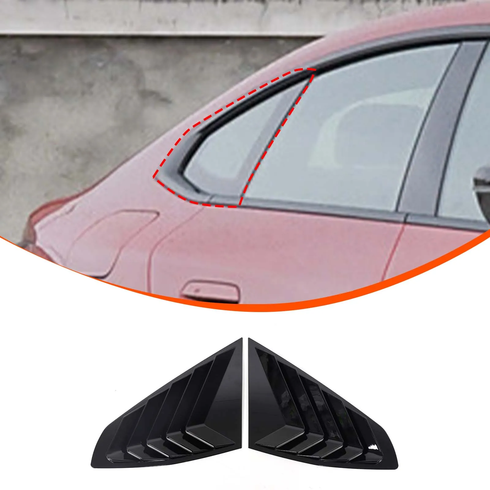 For BMW 4 Series G24 G26 4-Door Gran Coupe 2020-2024 ABS Rear Window Louvers Shutters Cover Sticker Trim Car Blinds Accessories
For BMW 4 Series G24 G26 4-Door Gran Coupe 2020-2024 ABS Rear Window Louvers Shutters Cover Sticker Trim Car Blinds Accessories