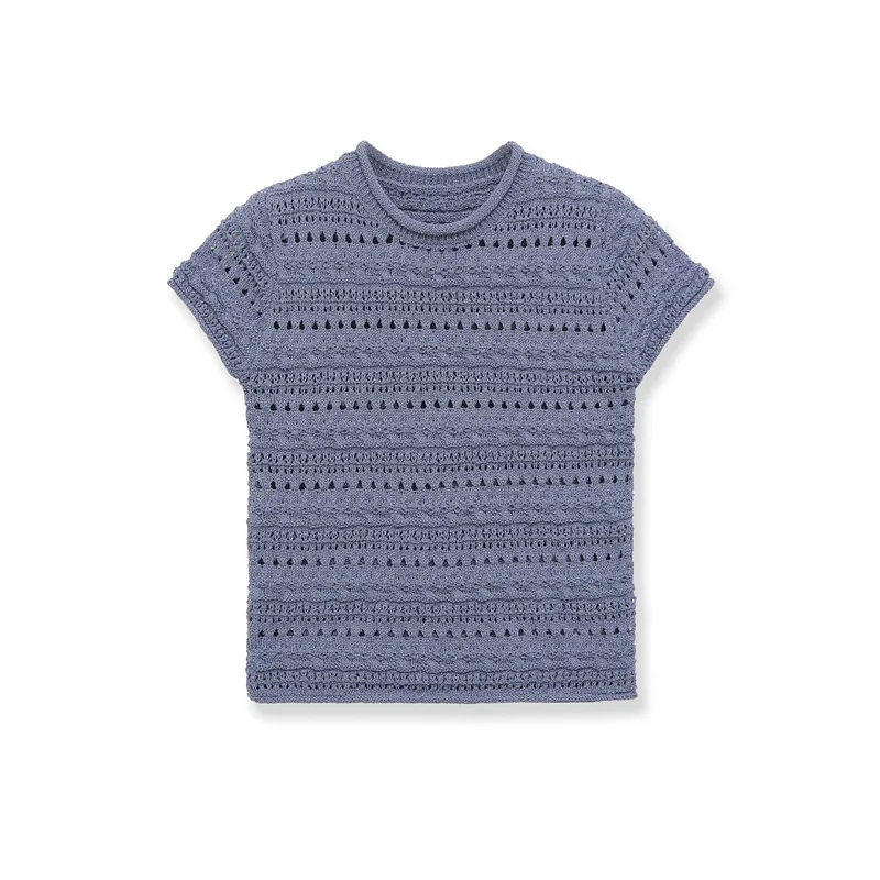 Withered Women's 2026 European And American Style Round Neck Short Sleeved Hollow Knit Top T-shirt Woman Clothes Female Clothing
Withered Women's 2026 European And American Style Round Neck Short Sleeved Hollow Knit Top T-shirt Woman Clothes Female Clothing