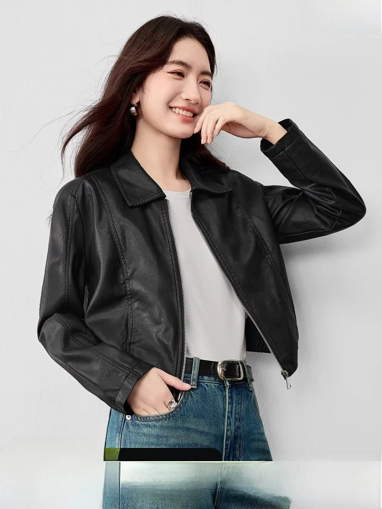 Commute Style Metal Zipper Long Sleeve Shirt Jacket Women's Fashion 2026 Spring New Flip Collar Straight Tube High End Feeling
Commute Style Metal Zipper Long Sleeve Shirt Jacket Women's Fashion 2026 Spring New Flip Collar Straight Tube High End Feeling