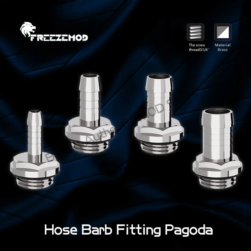 FREEZEMOD фитинг для водяного охлаждения компьютера, адаптер Pagoda для мягкой трубы внутреннего диаметра 4-13 мм, 2 шт./упак. BT-2LY
FREEZEMOD фитинг для водяного охлаждения компьютера, адаптер Pagoda для мягкой трубы внутреннего диаметра 4-13 мм, 2 шт./упак. BT-2LY