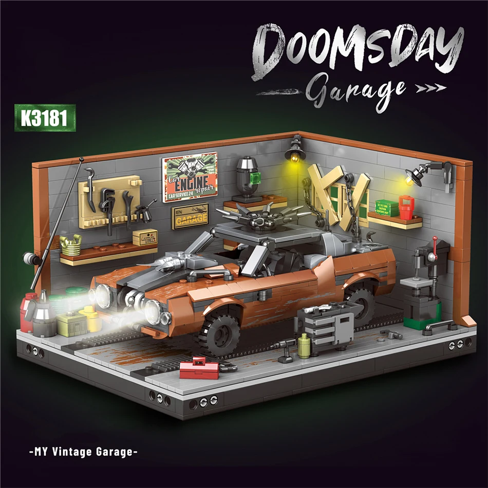 MOC Vintage Automobile Garage Building Blocks Miniature Scene Educational Assembly Toy With Mechanical Tools For Boys Best Gifts
MOC Vintage Automobile Garage Building Blocks Miniature Scene Educational Assembly Toy With Mechanical Tools For Boys Best Gifts