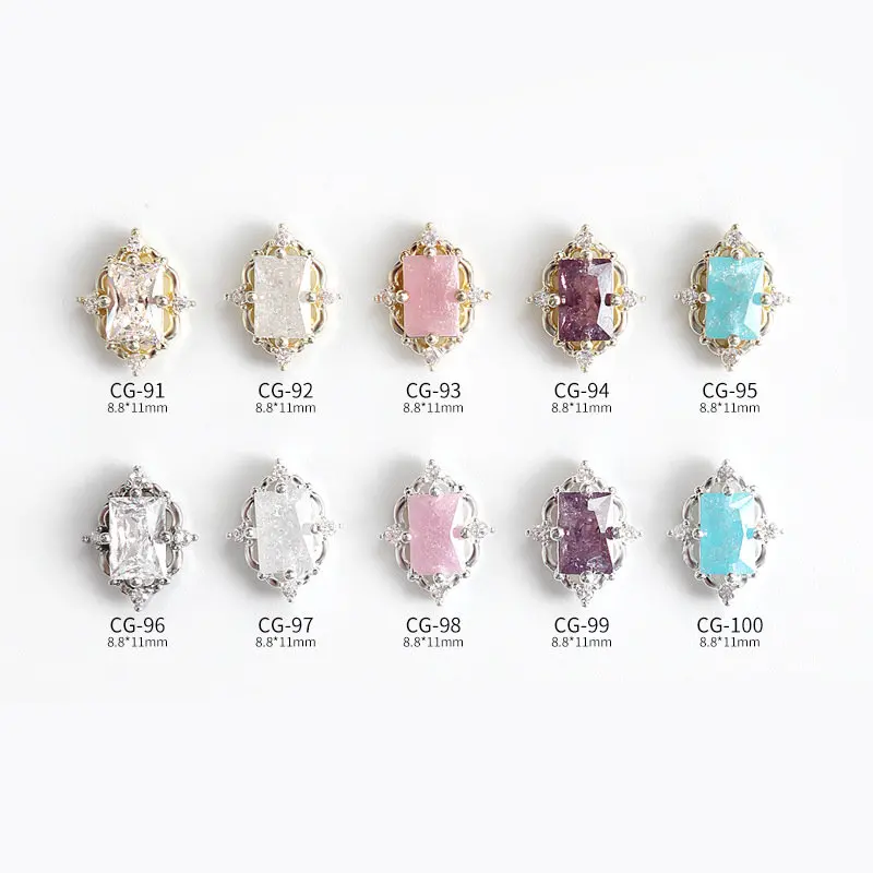 10pcs/lot Ice Flower Rectangle Opal Zircon Crystals Alloy Stones Jewelry Nail Art Decorations Nails Accessories Charms Supplies
10pcs/lot Ice Flower Rectangle Opal Zircon Crystals Alloy Stones Jewelry Nail Art Decorations Nails Accessories Charms Supplies