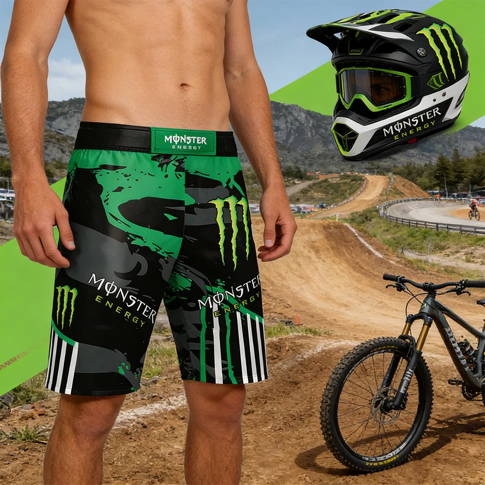 Monster Energy Quick Drying Breathable Dark Camouflage Fluorescent Green Claw Mark Street Trendy Cool Sports Shorts
Monster Energy Quick Drying Breathable Dark Camouflage Fluorescent Green Claw Mark Street Trendy Cool Sports Shorts