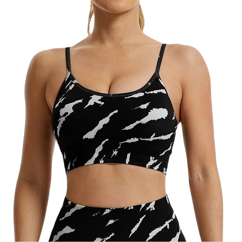 Seamless Push Up Sports Bra for Women, Elastic Supportive Yoga Top, Breathable Workout Gym Fitness Bra for Running & Training
Seamless Push Up Sports Bra for Women, Elastic Supportive Yoga Top, Breathable Workout Gym Fitness Bra for Running & Training