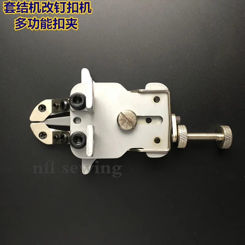 1900 Changed 1903 Clasp, 430d Changed 438D Clinch Buckle, Computer Knotting Machine Changed to Button Attaching Machine Multi-Fu
1900 Changed 1903 Clasp, 430d Changed 438D Clinch Buckle, Computer Knotting Machine Changed to Button Attaching Machine Multi-Fu